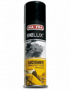 BIKELUX SPRAY 250 ML защитная обновляющая полироль с UF фильтром  для мотоциклетных деталей из пластика, ЛКП, металла и  сплавов . MA-FRA, Италия