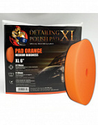 DETAILING POLISH PAD XL PAD ORANGE Полужесткий оранжевый поролоновый полировальный круг для лакокрасочного покрытия автомобиля для профессионального применения, диаметр170  мм/6" высота 30 мм. MA-FRA, Италия.